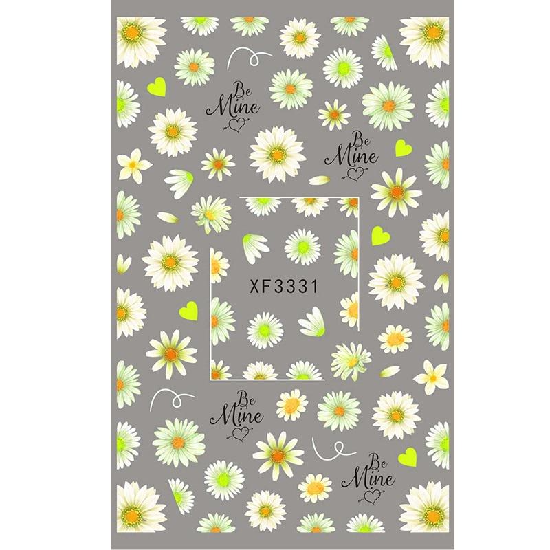 

3D наклейки для дизайна ногтей, 1лист