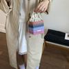 Elegant Straw Shoulder Bag Bohemian Women's Crossbody Bag Chain Messenger Box Bag  Vacation