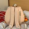 Schoolbag cute lion cheeseburger schoolbag ins cartoon niche student large capacity backpack girl light backpack
