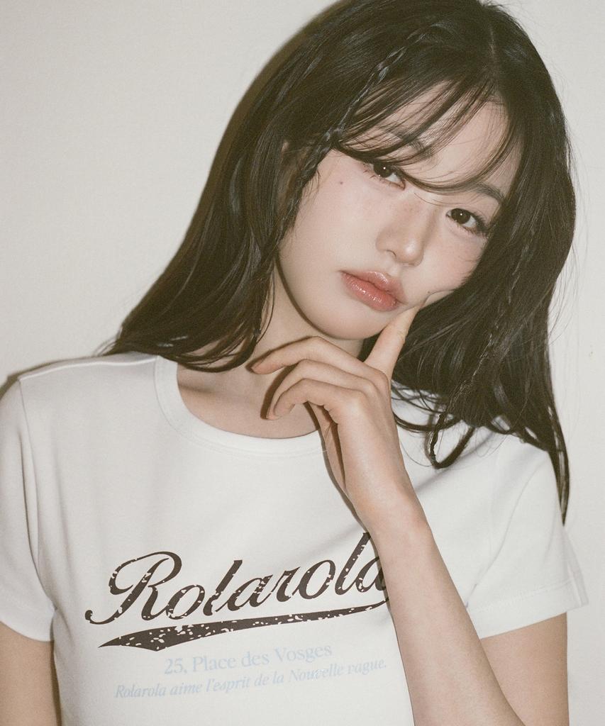 ROLAROLA Vintage Crack Logo T-Shirt White
