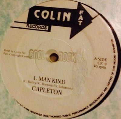 12inch Record CAPLETON / CAPTAIN BARKEY - Man Kind / Box Fi Bun CF9 Colin Fat Recor 1992 UK Reggae, Ska & Dub Used