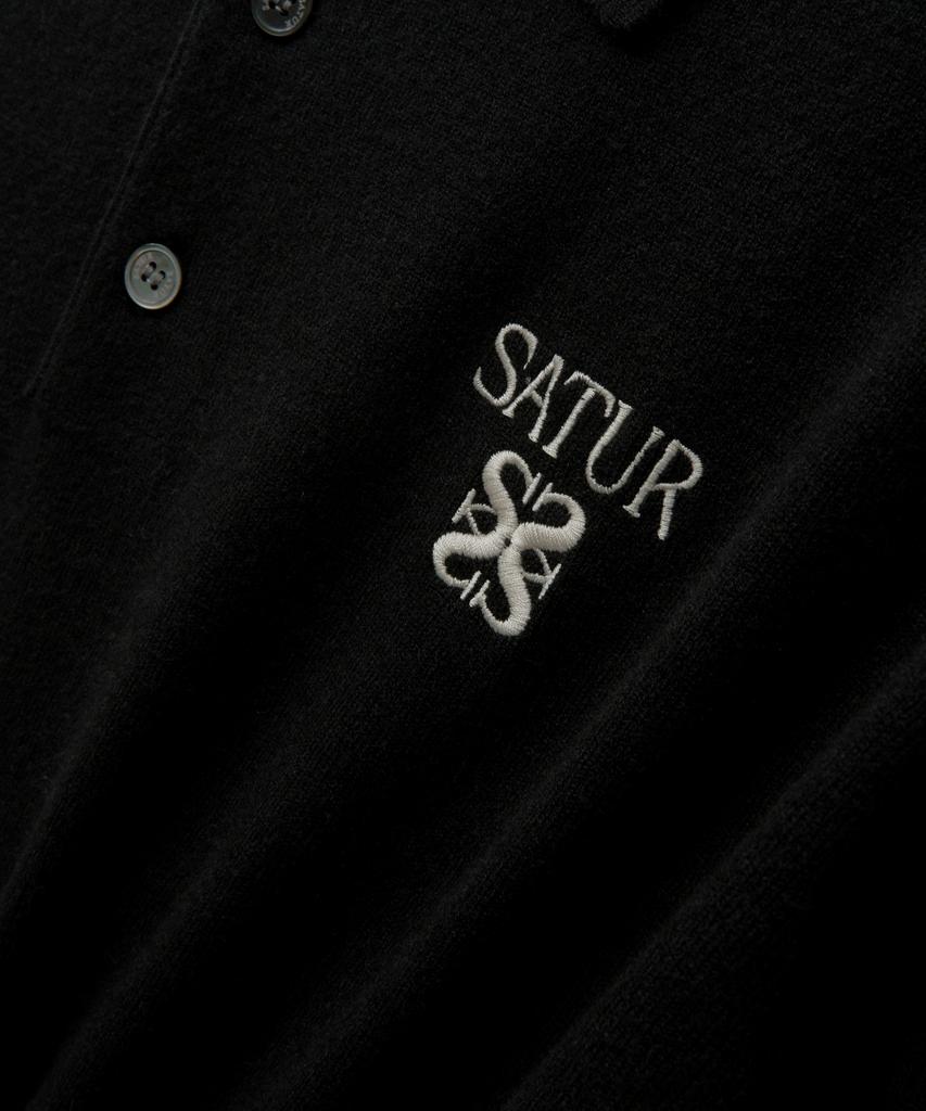 Seteo Basic Polo Knit Black