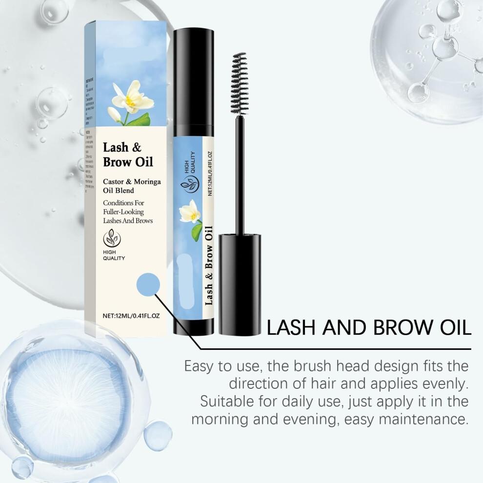 3PCS Natural Eyelash and Eyebrow Growth Serum for Fuller Defined Look and Stronger BreakageResistant Lashes