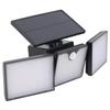 Solar Outdoor Light with Motion Sensor 50000H LED IP65 Waterproof 3 Heads Security Lights Solar