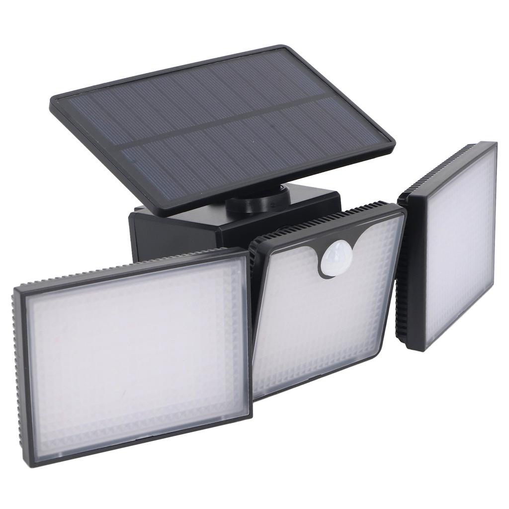 Solar Outdoor Light with Motion Sensor 50000H LED IP65 Waterproof 3 Heads Security Lights Solar