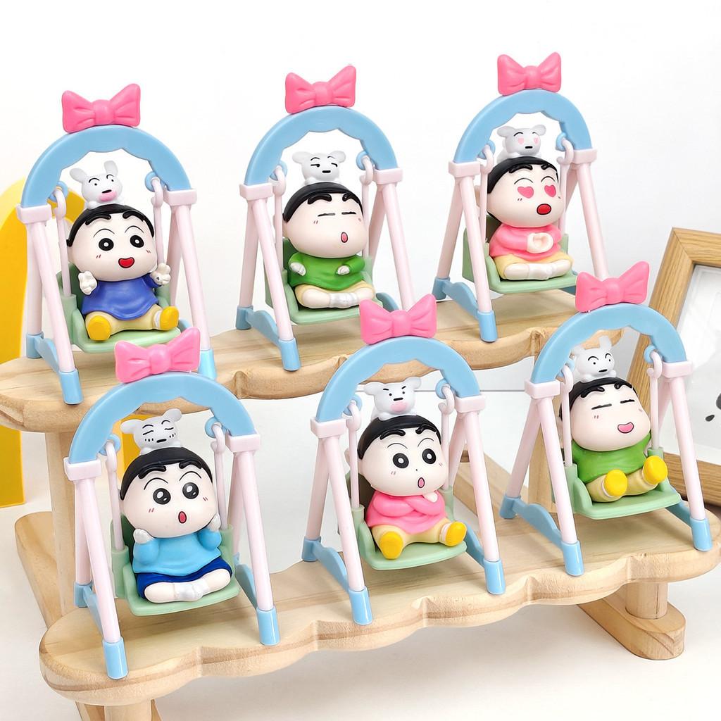 Crayon Shin Chan Swing Toy Pvc Collectible Figure For Kids And Fans