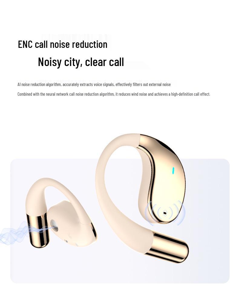BH32 Wireless Dual-Ear Sports TWS Earphones with AI Translation and Touch Control, Bluetooth 5.4, Digital Display