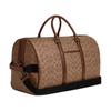 COACH PEANUTS joint model Signature 45 Ventura brand logo coated canvas and leather Boston bag shoulder crossbody hand travel bag women's tan