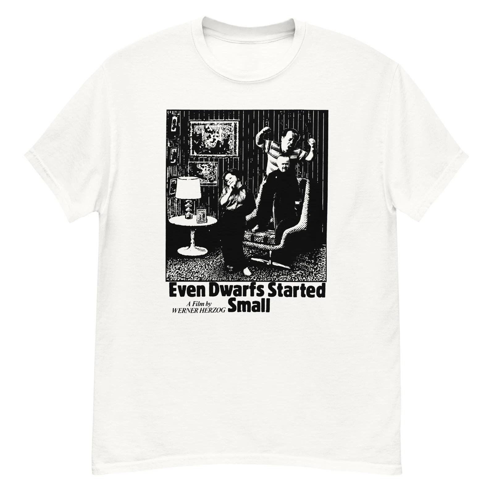 

Even Dwarfs Started Small cult film Herzog fan art t-shirt L