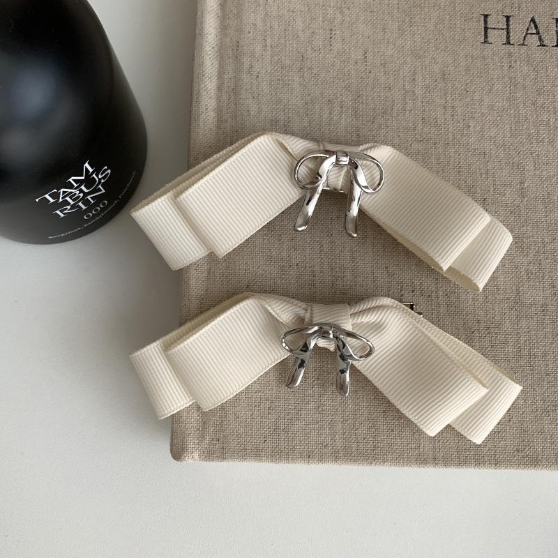 

Модная металлическая заколка-бант для волос для женщин, украшение-бабочка, элегантные аксессуары для волос, милый металлический бант-бабочка во французском стиле