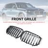 Gloss Black Front Bumper Grille Grill Fit BMW G05 LCI X5 2024+ Single Line
