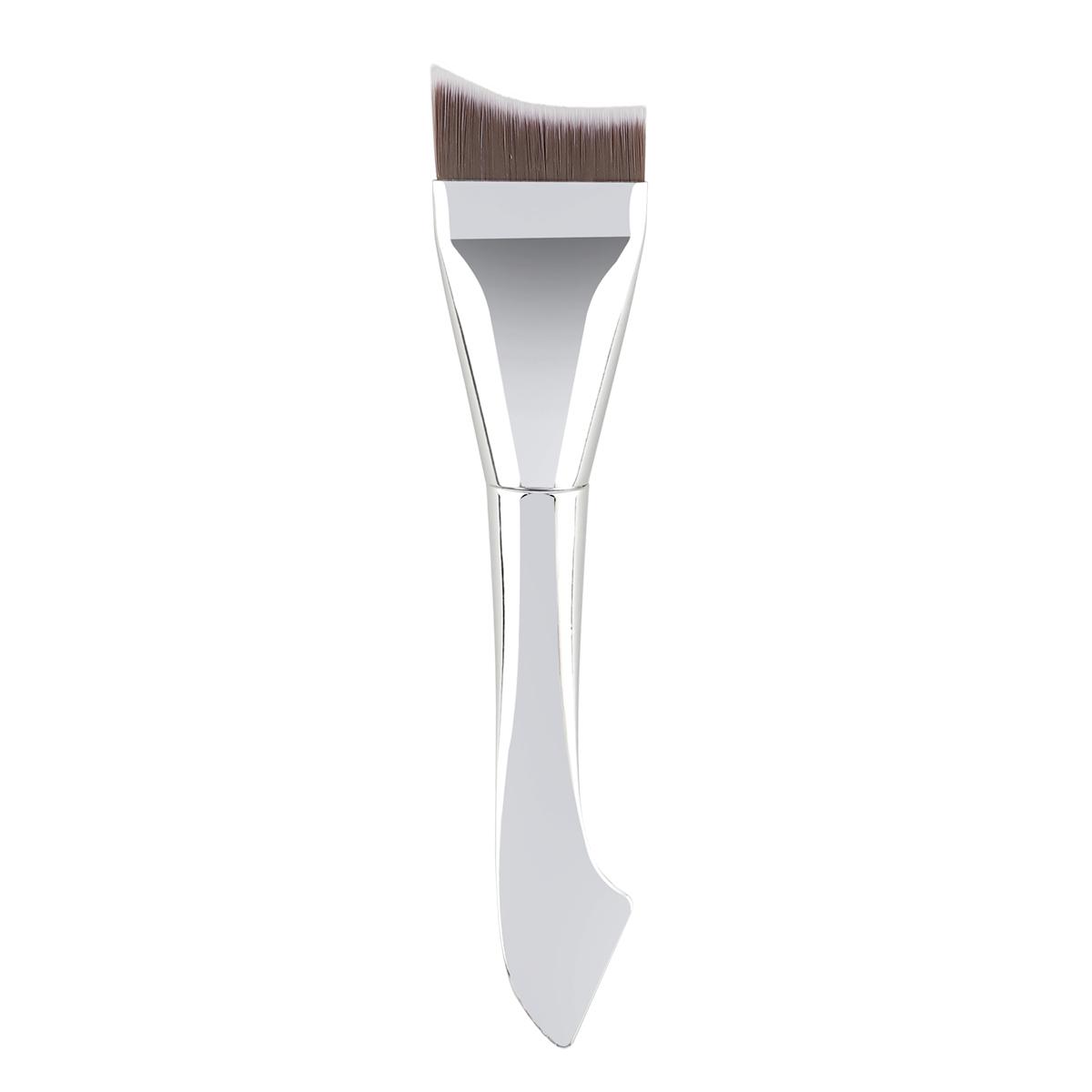 

Silver Liquid Foundation Makeup Brush Professional One-line Covered Flat Brush Ultra-thin Lightweight Beauty Tools Men Women