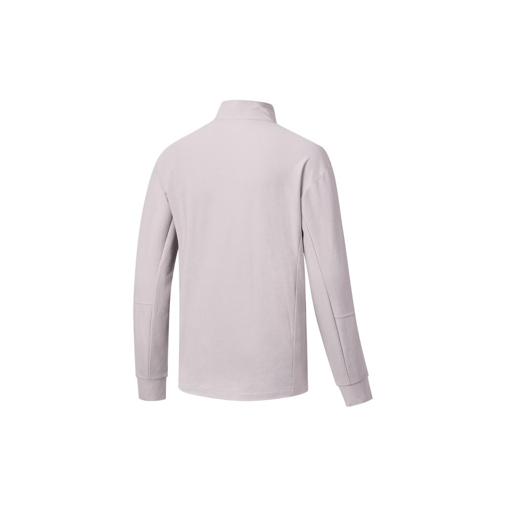 SAUCONY Performance Running Series Solid Color Stand Collar Casual Long Sleeve Half Zip Pullover Sweatshirt Men Sweatshirt Light-Khaki SC2249020B-KH01