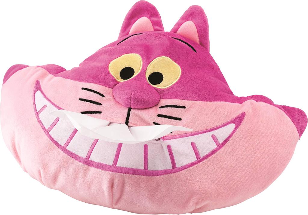 Marushin Tissue Case, Disney Alice in Wonderland Cheshire Cat, H31 x W42 x D8cm, Hamuhamu Character Shape, 2215024300