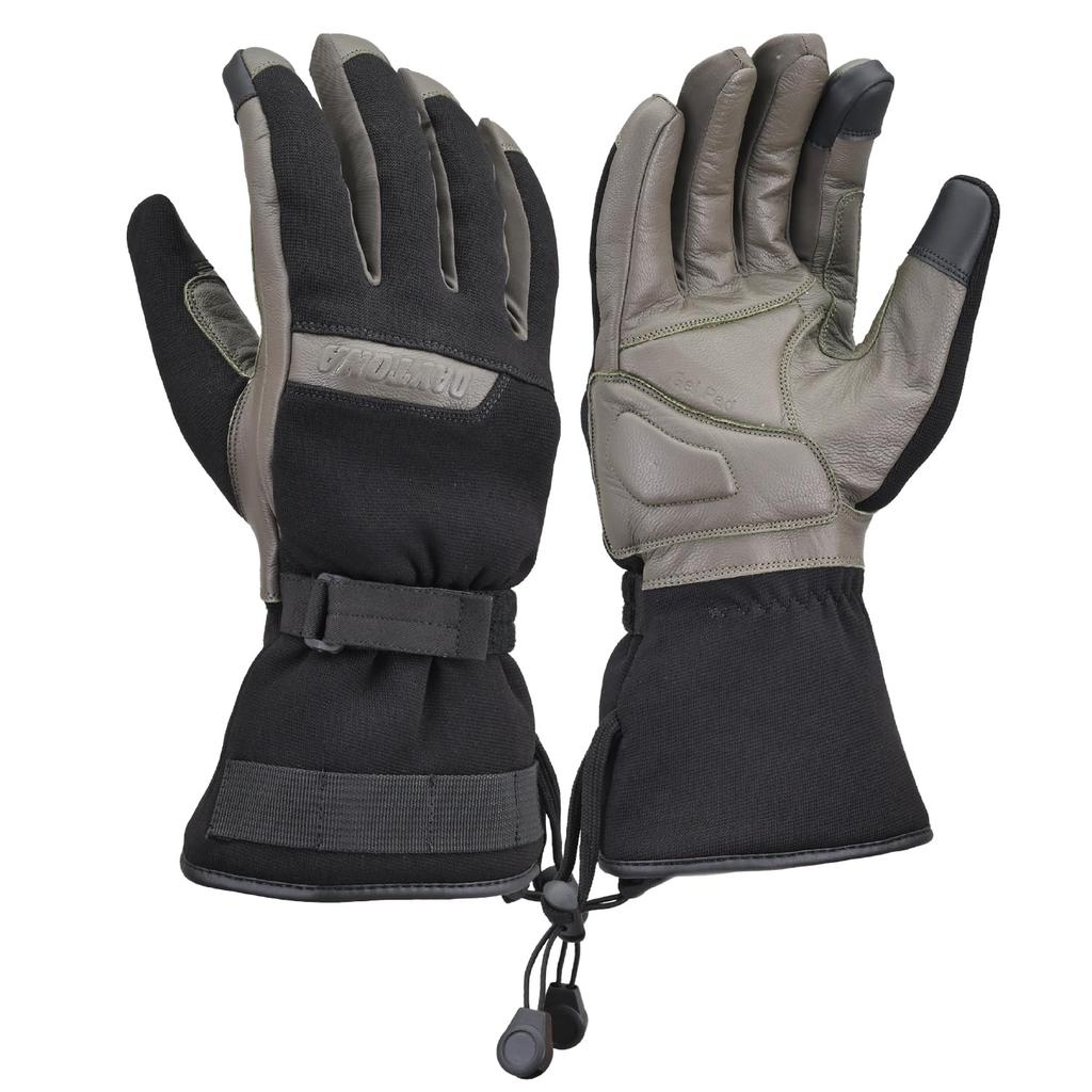 Daytona Motorcycle Genuine Leather Palm Soft Smartphone AW Soft Fit Long Size 37418 Gloves, Autumn/Winter, (Goat Leather), Waterproof, Windproof,