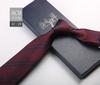 Tie Men'S Formal Wear British Retro Brown Striped 8Cm Hand Style Student Work Professional Wear