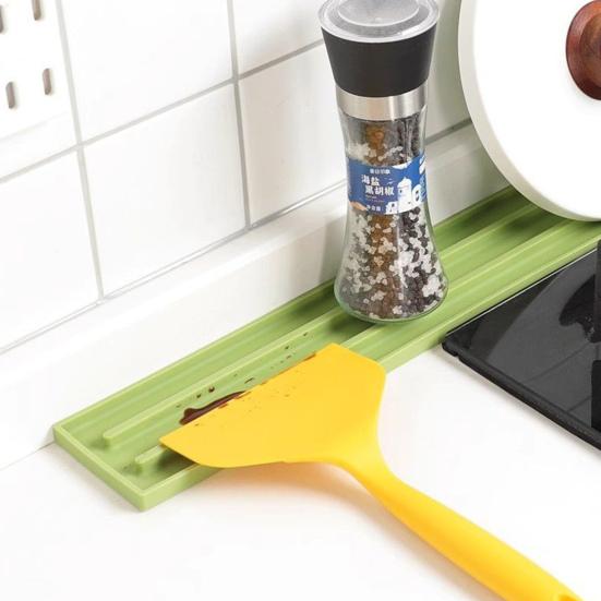 1/2Pcs Silicone Pot Lid Holder Mat Stable Non-Slip Design High Temperature Resistant Drain Pad Kitchen Organization Tool