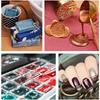 Mica Powder 20 Color Pigment Soap Making Nail Resin Candle Eye Resin Craft Nail Adhesive Pearlescent Pigment for Epoxy Pigment Powder Colorant,