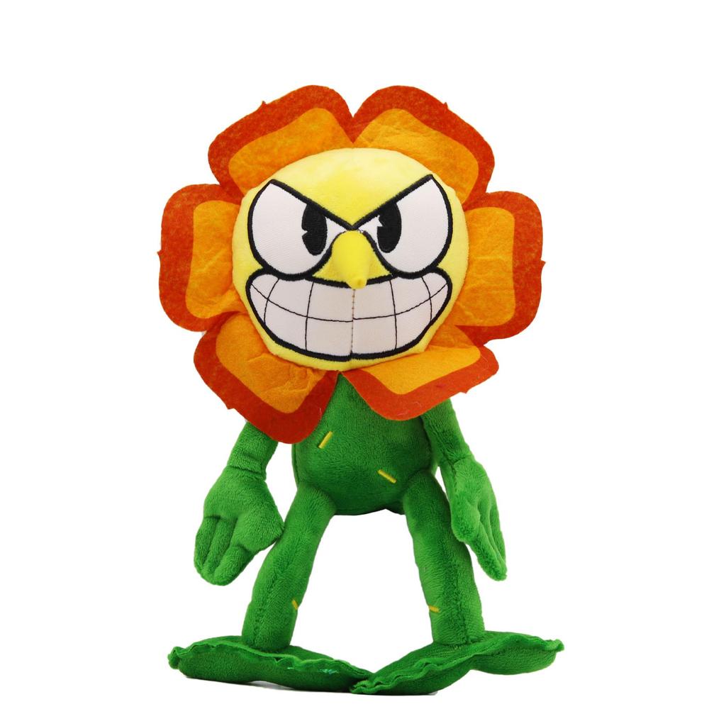 Cuphead Red & Blue Plush Toy Doll