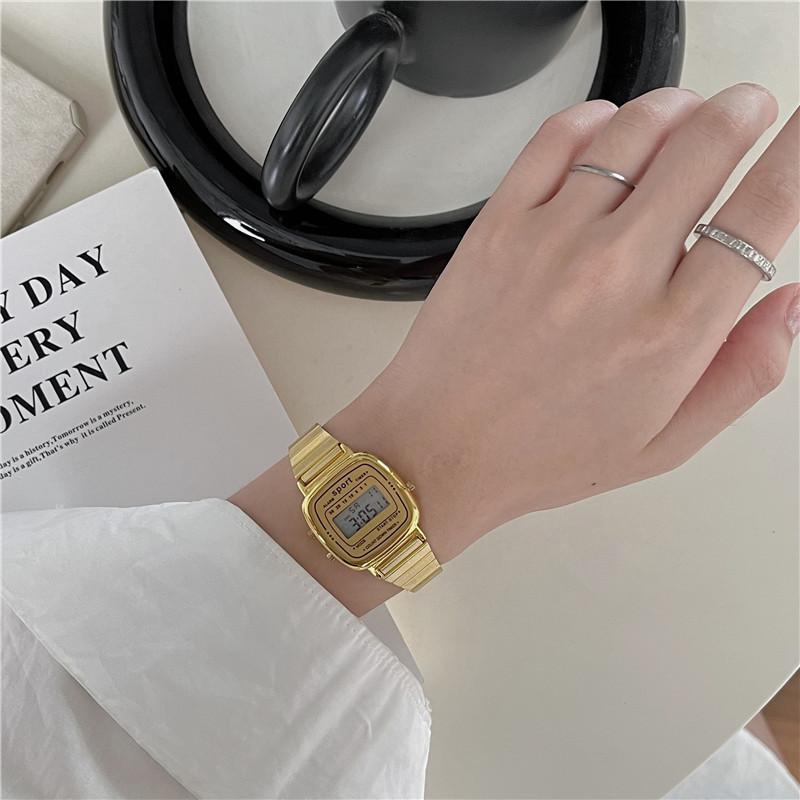Luxury Small Dial Digital Women Electronic Watches Calendar Waterproof Ladies Sports Wristwatches Girl Clock Relogio Feminino