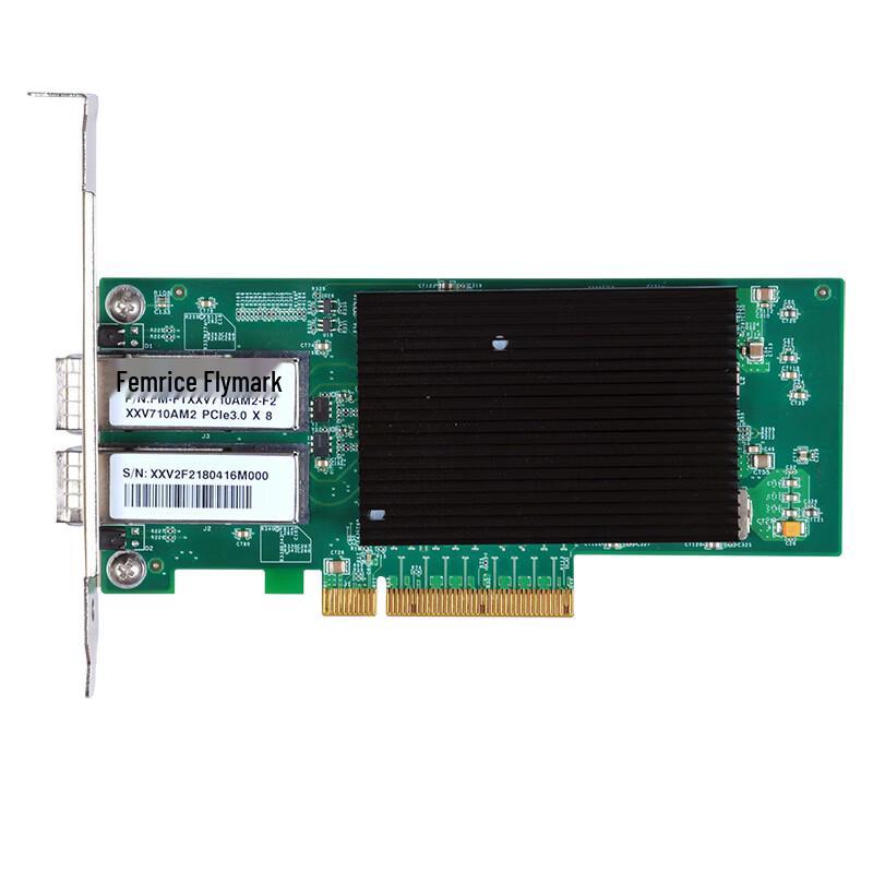 Femrice Intel XXV710AM2 25G Dual-Port PCIe Server Fiber Network Card (CN Version)