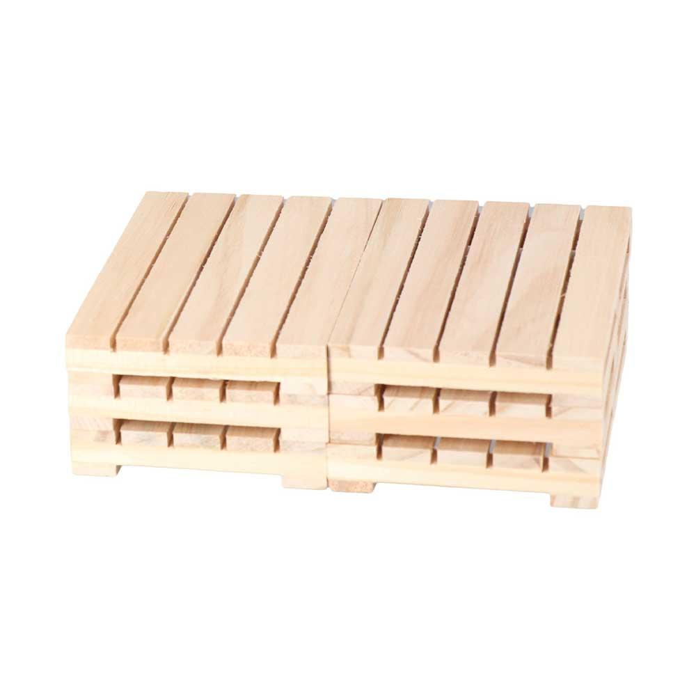 Wooden Heat Resistance Easy To Clean Multifunction Trivet Mats Mug Pad Coaster Insulation Placemat