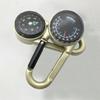 Outdoor Multifunctional Mini Mountain Climbing Buckle Carabiner with Thermometer Compass