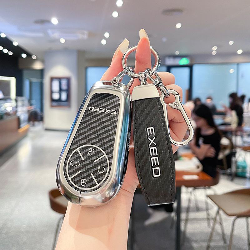 Coque de clé Chery Exeed Xingji Yuan en métal pour modèle 2024/2025