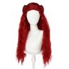 Red Long Curly Hair Synthetic Wig | TV Series for Legacies Season 4 Vampire Role Playing Wig | Wig for Halloween