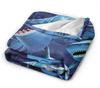 Blanket Shark Blankets Fleece Throw Blanket Ultra Soft Flannel Bed Blanket Warm Fuzzy Plush Blanket 50"X40"