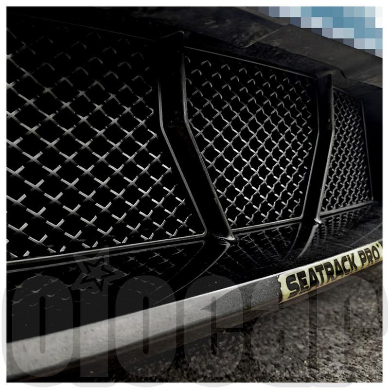 OIOMOTORS Glossy Black Front Bumper Centre Lower Grille Mesh Protection Guard Kit for G87 M2 Glossy Black 3PCS