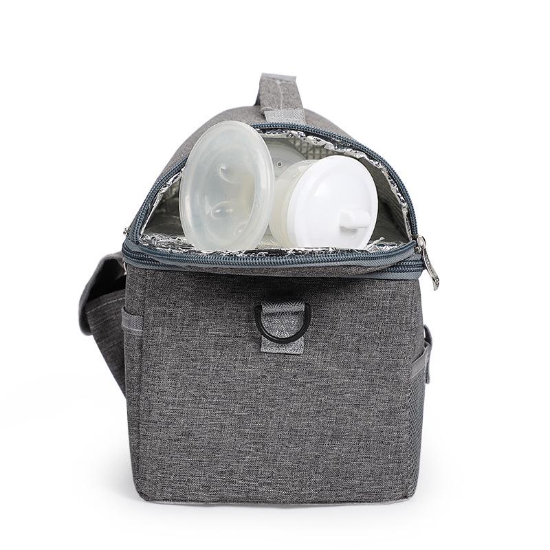 Large Double-Layer Insulated Breast Milk & Baby Bottle Bag