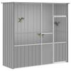 Vidaxl Aviary, Grey, 215X78X200 Cm, Galvanized Steel