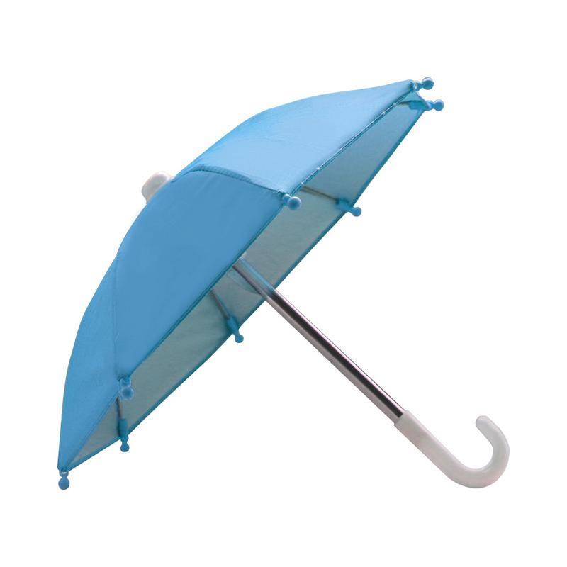 Mobile Phone Holder Mini Sunshade Umbrella Parasol Rainproof Polyester Mobile Umbrella Motorcycle Bicycle Decoration Accessories