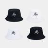 MRS MR Black Hat Men and Women European and American Fashion Show Face Small Bucket Hat Outdoor Versatile Sunscreen Sunshade Basin Hat Tide
