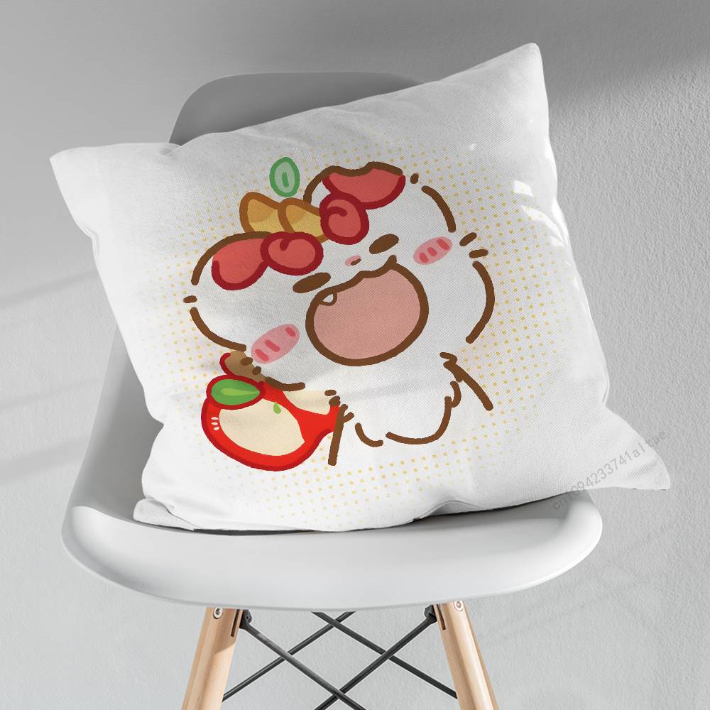 Furry Fabulous Beasts Throw Pillow Case Living Room Sofa Cushion Cover For Home Bedroom Decoration Protector