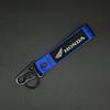 Embroidery Car Logo Key Rings Keyring Keychain For Honda NSS350 CM300 CB500 CB650R CB190 Motorcycle Decoration Accessories FL3