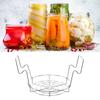 Canning Rack Small Stainless Steel Round With Legs Multi Functional For Kitchen Steaming