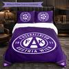 Austria Wien FC Themed Bedding 3Pcs Duvet Cover Set Decorative Bed Linen For Teen Room Home Decoration