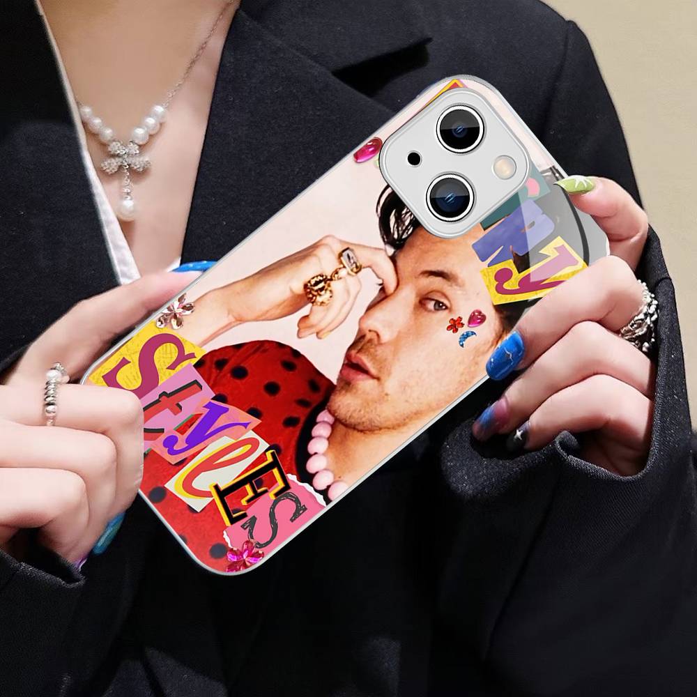 H-Harrys Music Styles For IPhone 14 13 12 Mini 11 Pro XS Max X XR 14 Plus Tempered Glass Cover