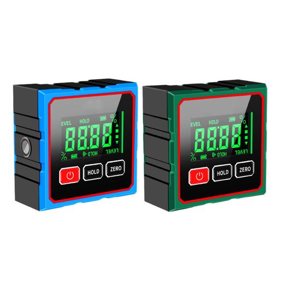 Magnetic Digital Angle Finder LCD Display Electronic Level Box Accurate Cube Inclinometer Table Saw Miter Protractor Woodworking Measuring Tool
