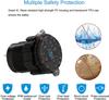 2USB Motorbike Charger Socket Digital LED Voltmeter+Relay For Kawasaki Versys650