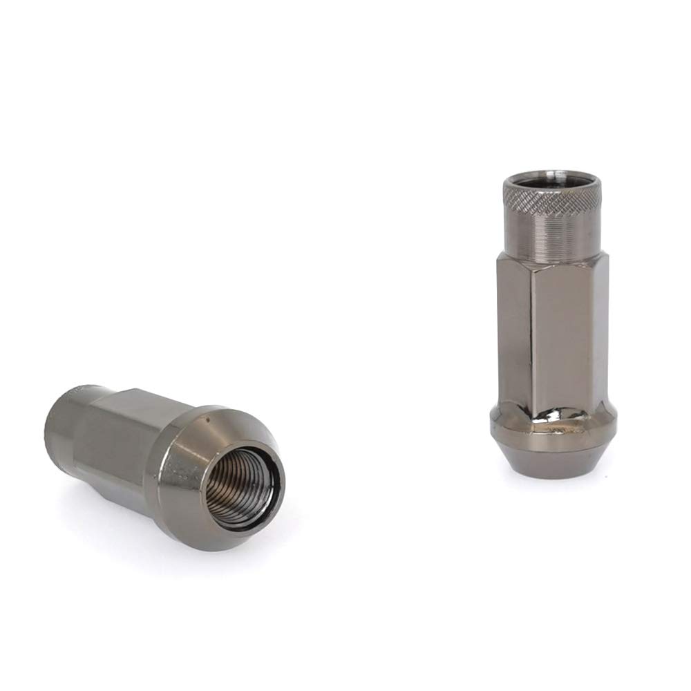 Steel Wheel Nuts M12 x P1.5 M12 x P1.25 Depth 1.9 inches (48 mm)