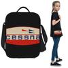 Cessna Aviation Aeronautics Insulated Lunch Bag for Kids School Cooler Thermal Food Box Tote Portable Lunch Boxes Container