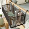 No Drill Space-Saving Shelf Hollow Bedside Hanging Basket Hanging Storage Rack  Bedroom