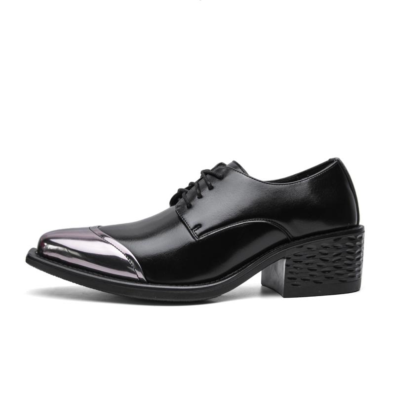 Fashion Mens High Heel Dress Shoes
