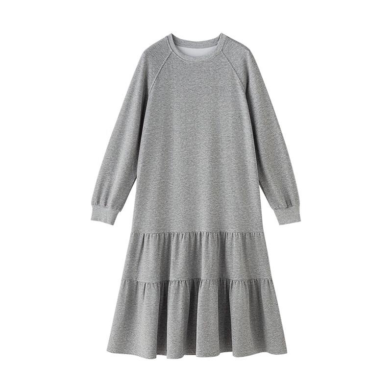 Chuyu Women's Cotton Loose Sweatshirt Dress