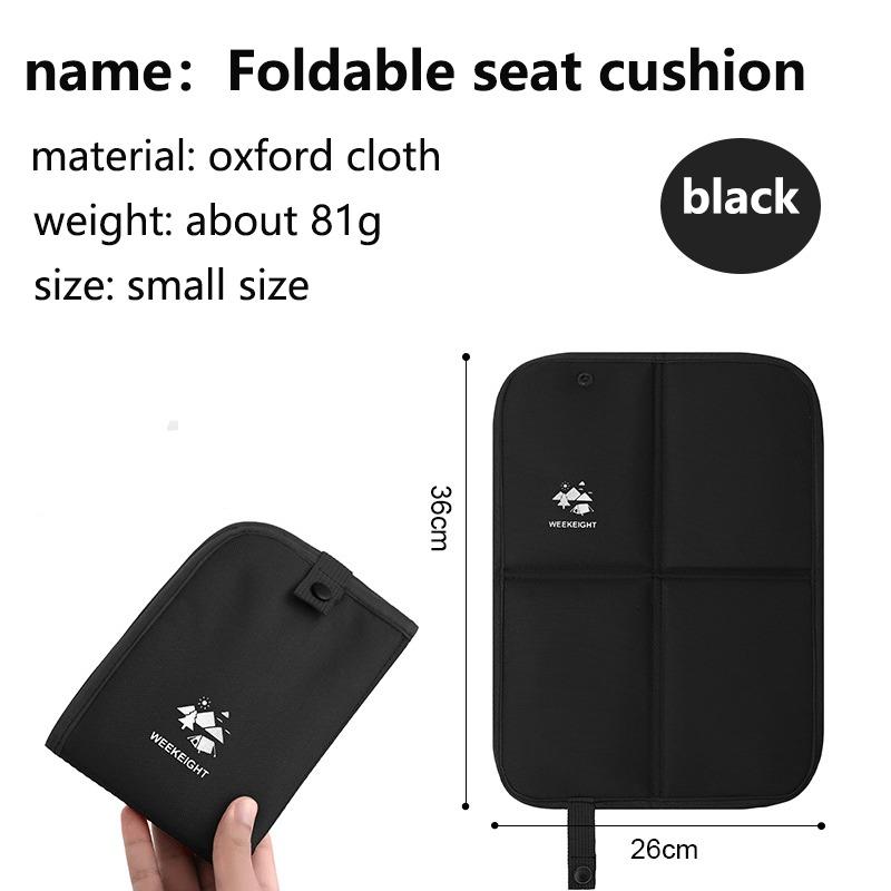 

Outdoor Foldable Portable Cushion, Thickened Moisture-Proof Mat for Picnics, Camping, And Music Festivals, Double-Sided Use чёрный