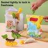 Magnetic Banana Bag Clips Refrigerator Sealing Clips for Snacks Food Storage Kitchen Hand Press Fresh-keeping Clip