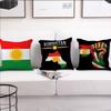 Flag of Kurdistan cushion cover Pillow Cover Decoration Room Home Sofa living Office Car Nordic Simplicity